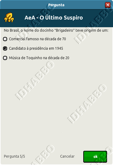 Quiz açucarado